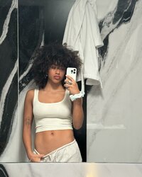 Photo by Megan Ria on June 09, 2024. May be a selfie of 1 person, makeup, long hair and phone..jpg